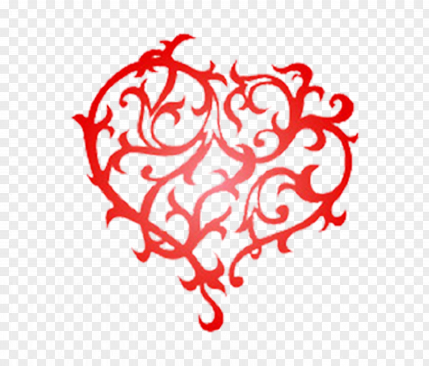 Heart-shaped Pattern Heart Tattoo Clip Art PNG