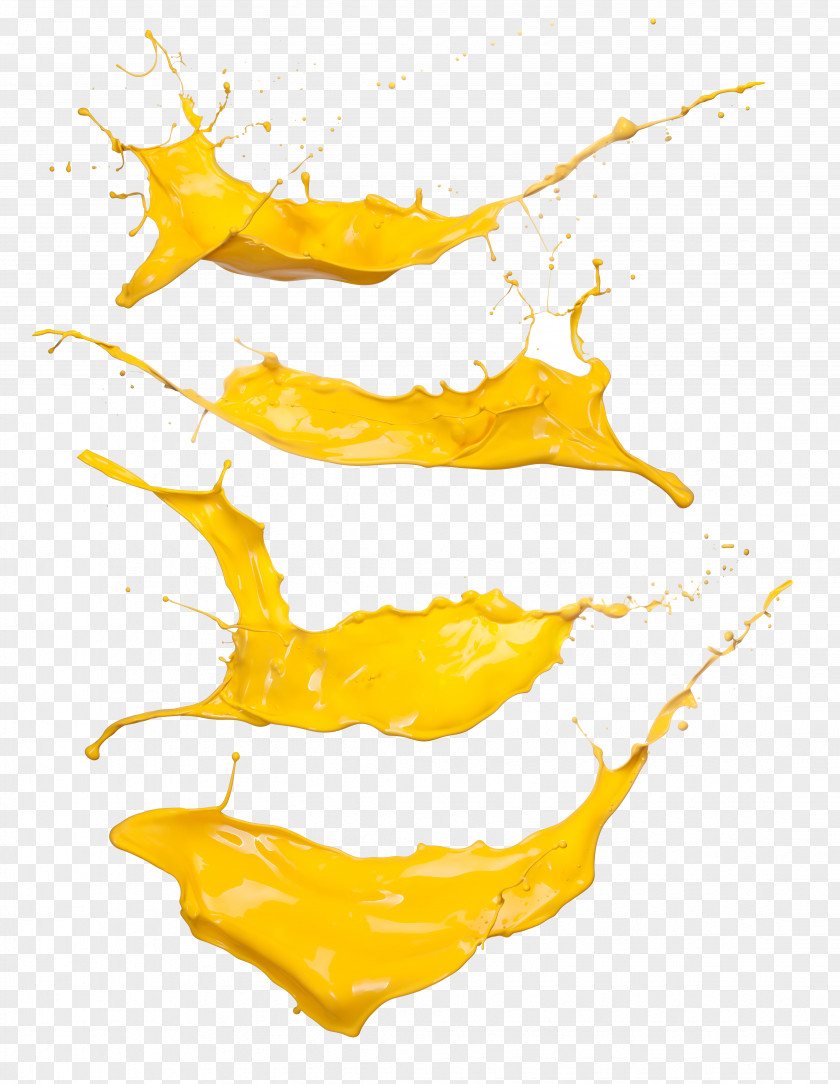 Juice Splash Paint Yellow Stock Photography Texture PNG
