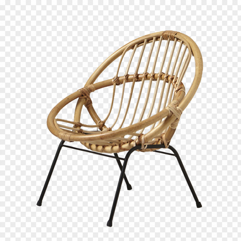 Chair Fauteuil Rattan Furniture Wicker PNG
