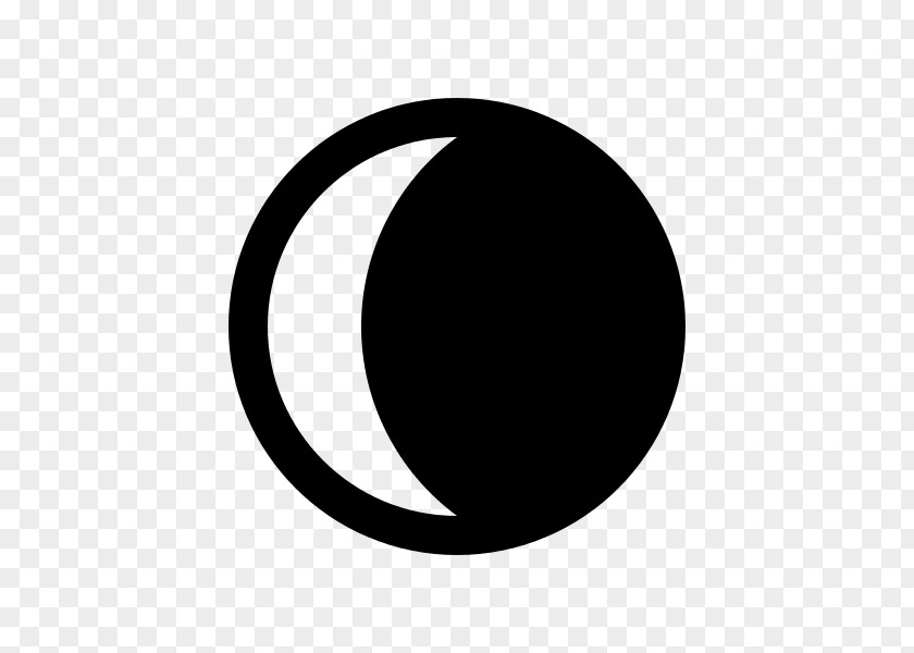 Moon Lunar Phase Crescent Symbol Clip Art PNG