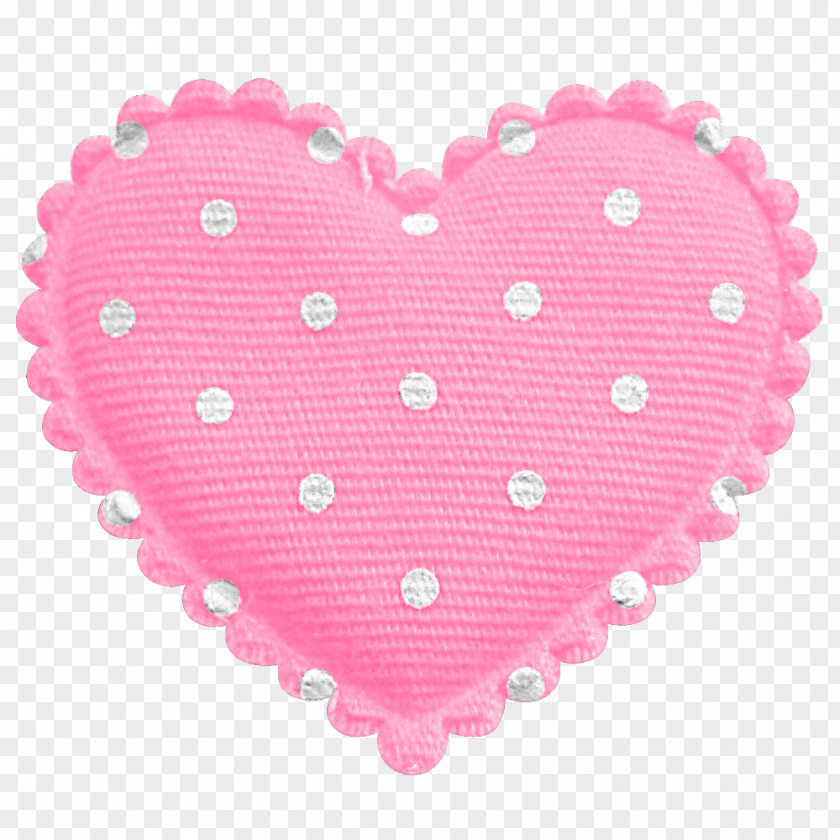 Pink Heart Clip Art PNG