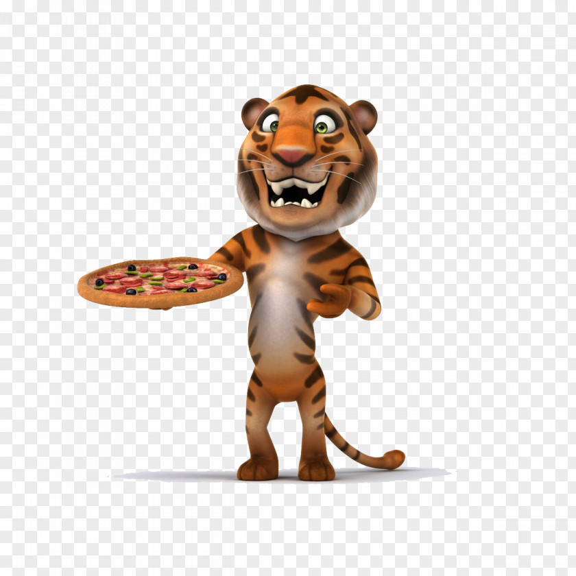 Take The Pizza Tiger Ice Cream Cone Siberian Stock Photography Illustration PNG
