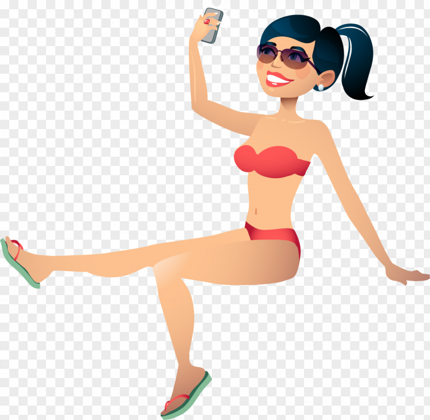 Bikini Woman PNG , painted bikini woman clipart PNG