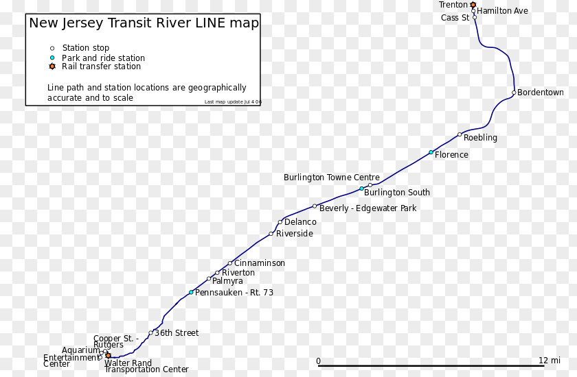 Bus New Jersey River Line Rail Transport Train PNG