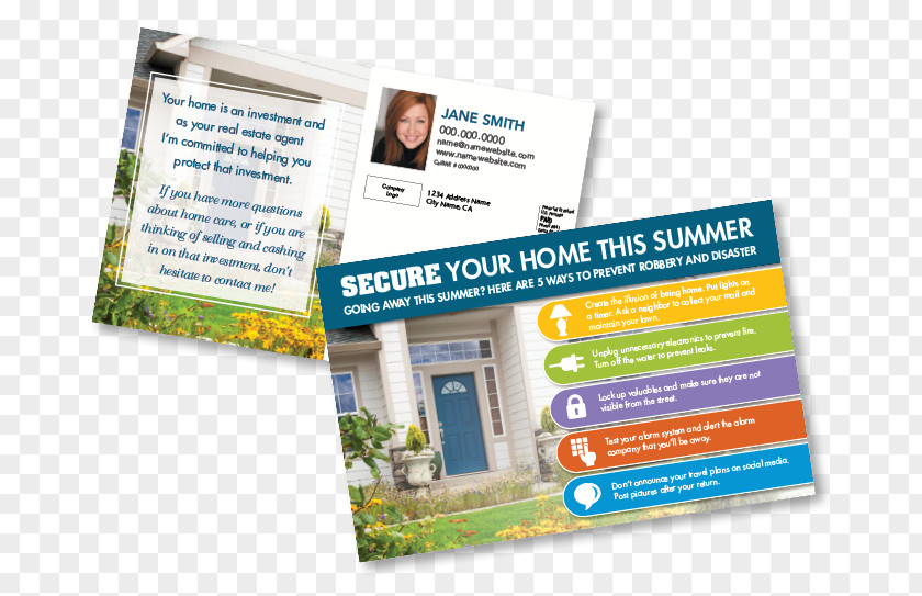 Marketing Postcard Estate Agent Real Post Cards Advertising PNG