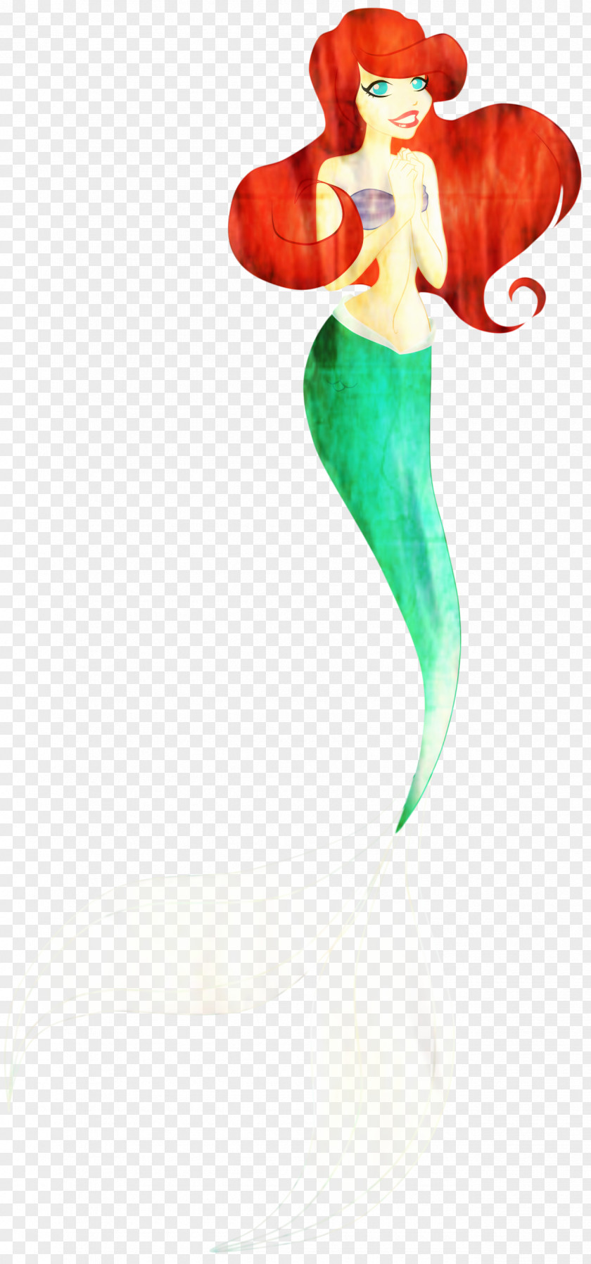 Nepenthes Plant Mermaid Cartoon PNG
