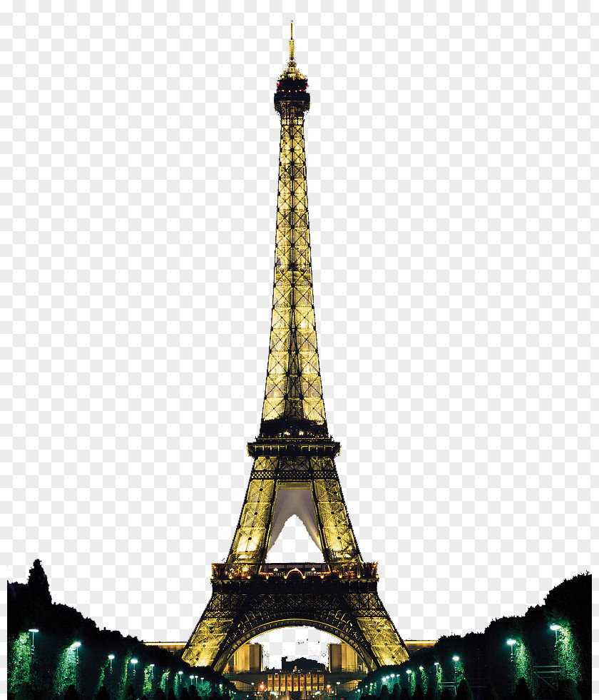 Paris Night Eiffel Tower Nightscape PNG
