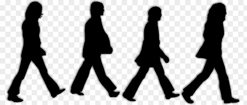 Silhouette Abbey Road The Beatles Help! PNG