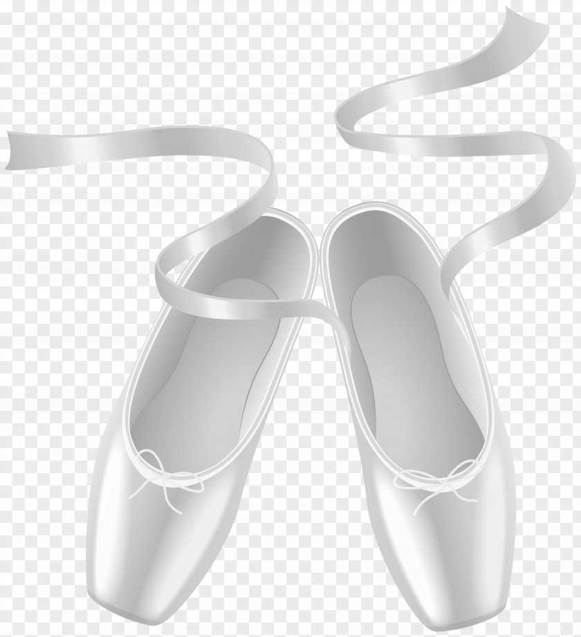 Whisk Ballet Shoe White Clip Art PNG