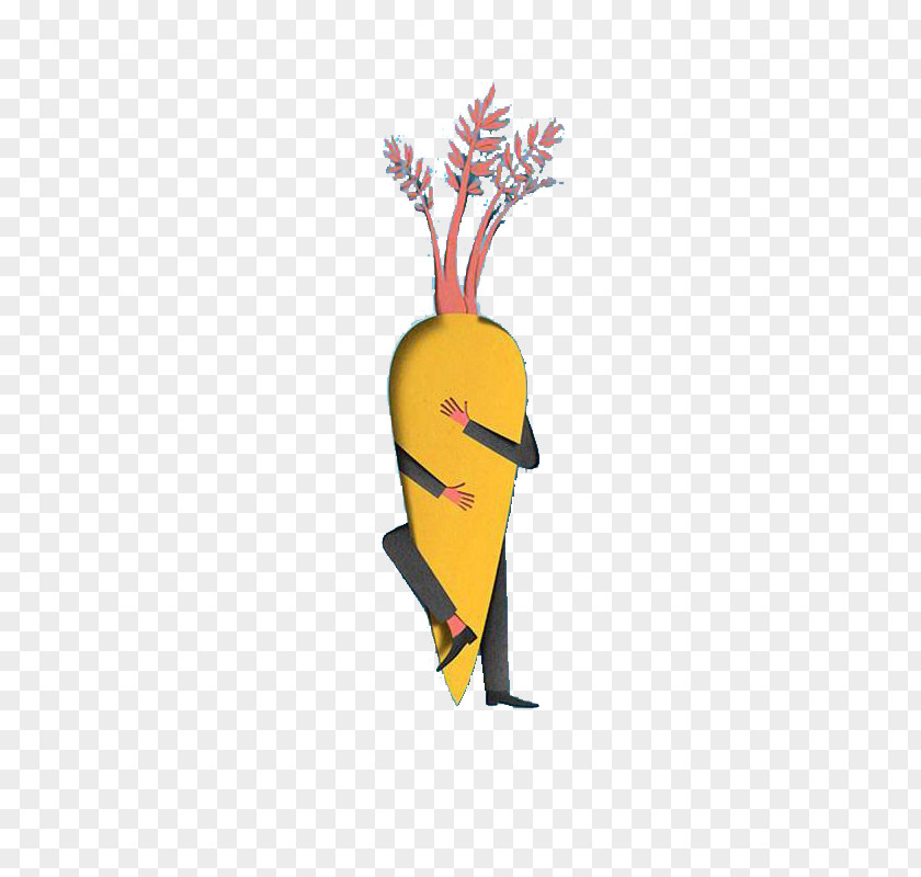 Carrot Bear Yellow PNG