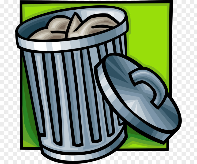 Cartoon Trash Can Clip Art Rubbish Bins & Waste Paper Baskets Image Vector Graphics PNG