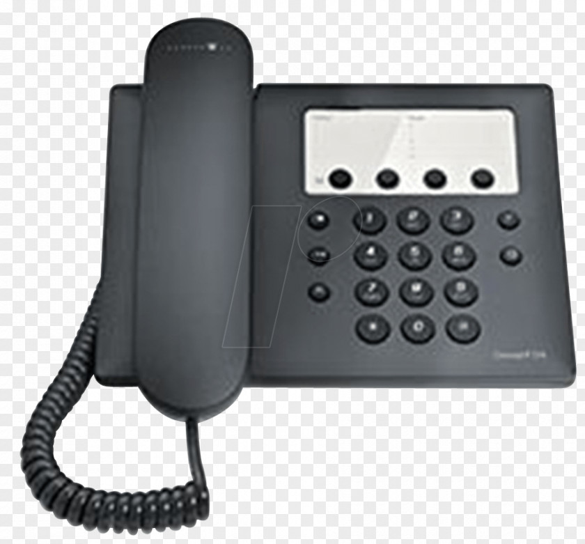 Deutsche Telekom Concept P 214 Black Netzwerk PA 415, Analog Telephone T-Home PNG