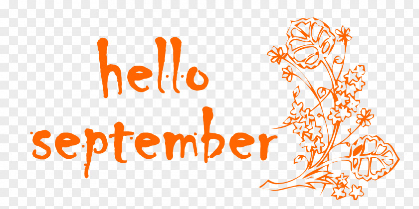 Hello September. PNG
