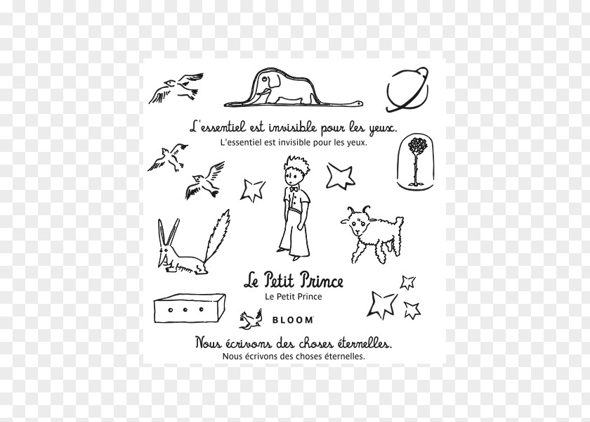 Le Petit Prince The Little Tattoo Ink Coloring Book PNG