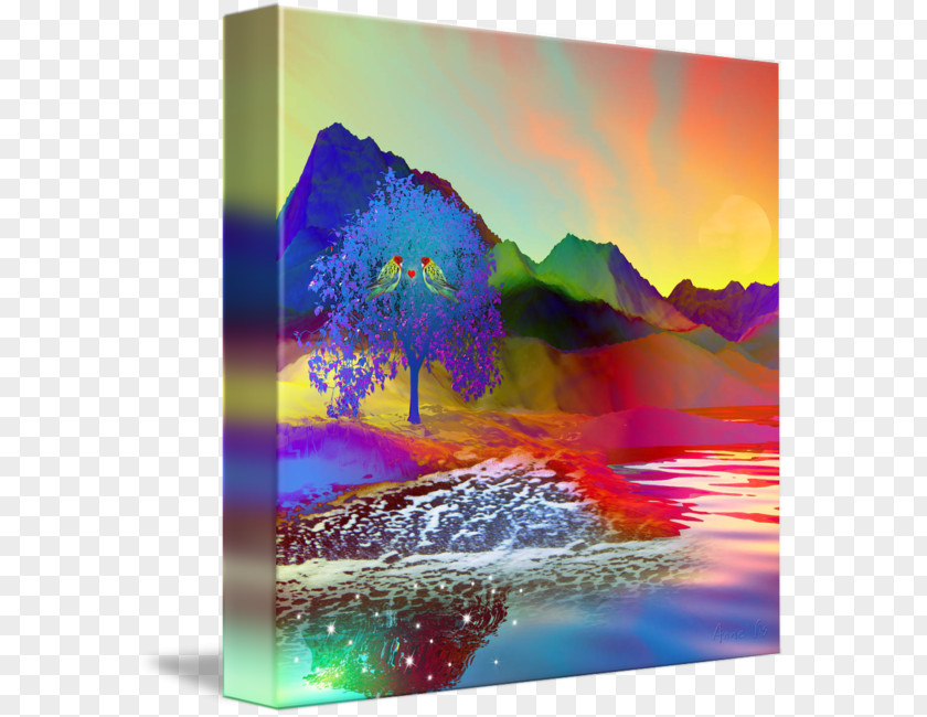Painting Modern Art Acrylic Paint Desktop Wallpaper PNG