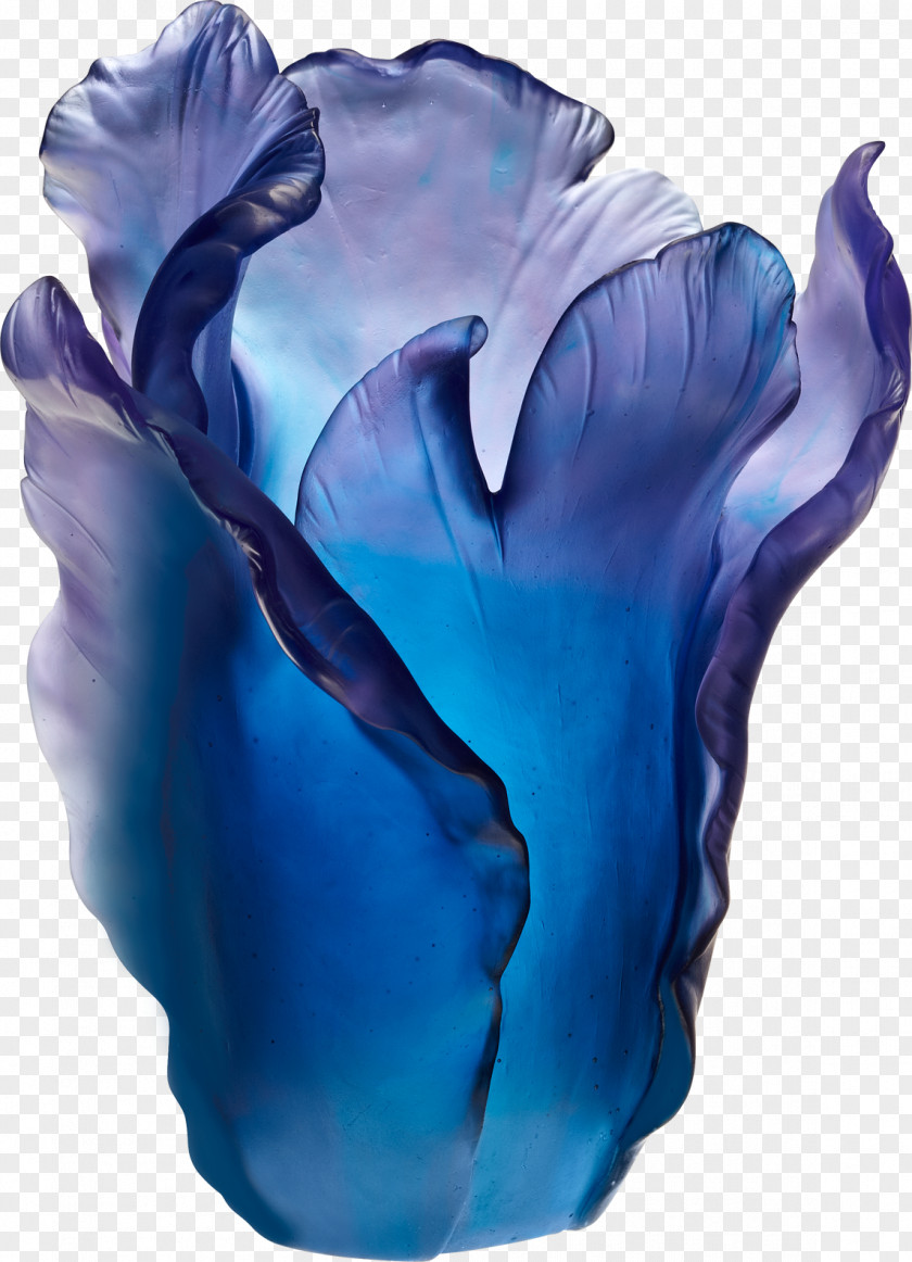 Vase Daum Tulip Glass Art PNG