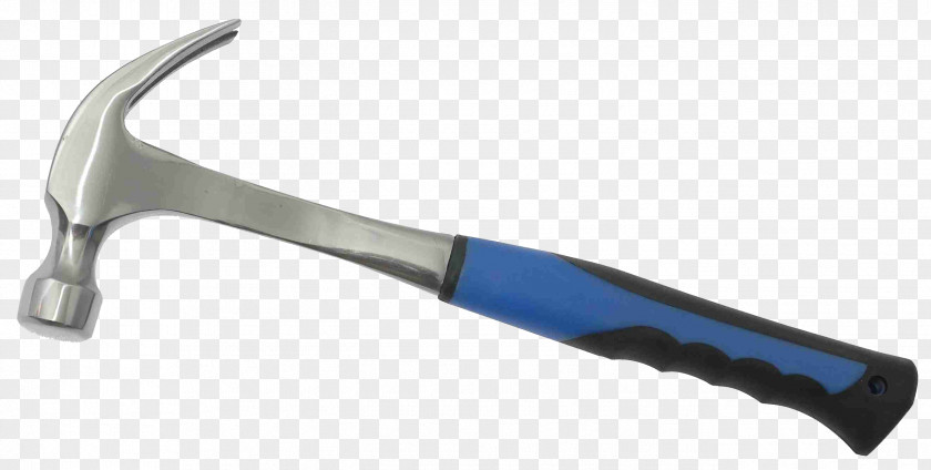 Vector Blue Handle Hammer Claw PNG