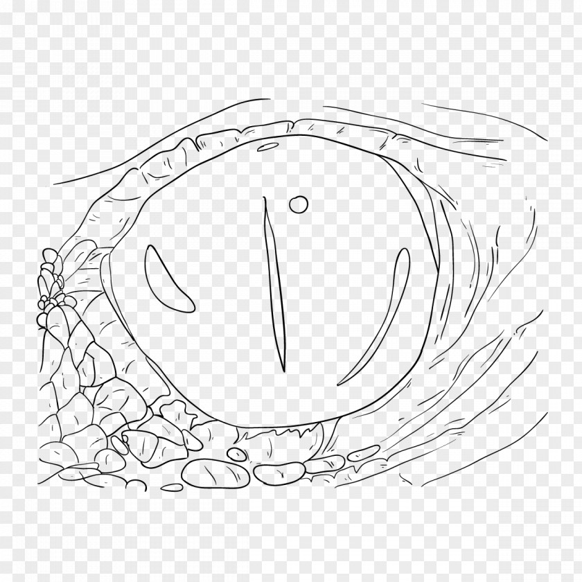 Eye Drawing Reptile Line Art Sketch PNG