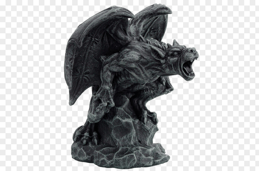 Gargoyle Figurine Statue Sculpture Gothic Architecture PNG