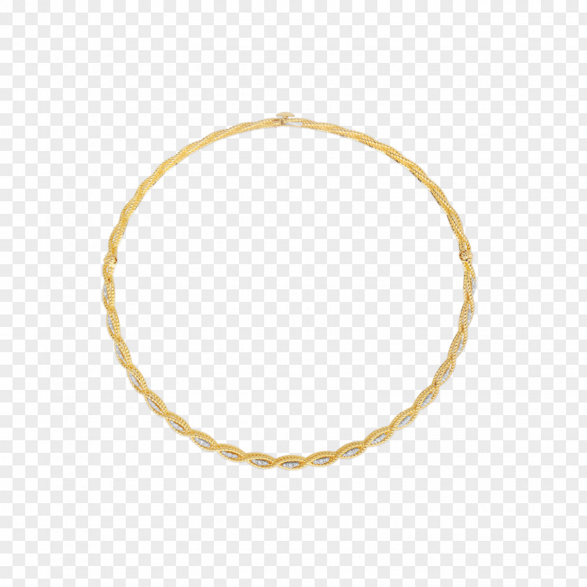 Yellow Circle Necklace Bracelet Bangle Body Jewellery PNG