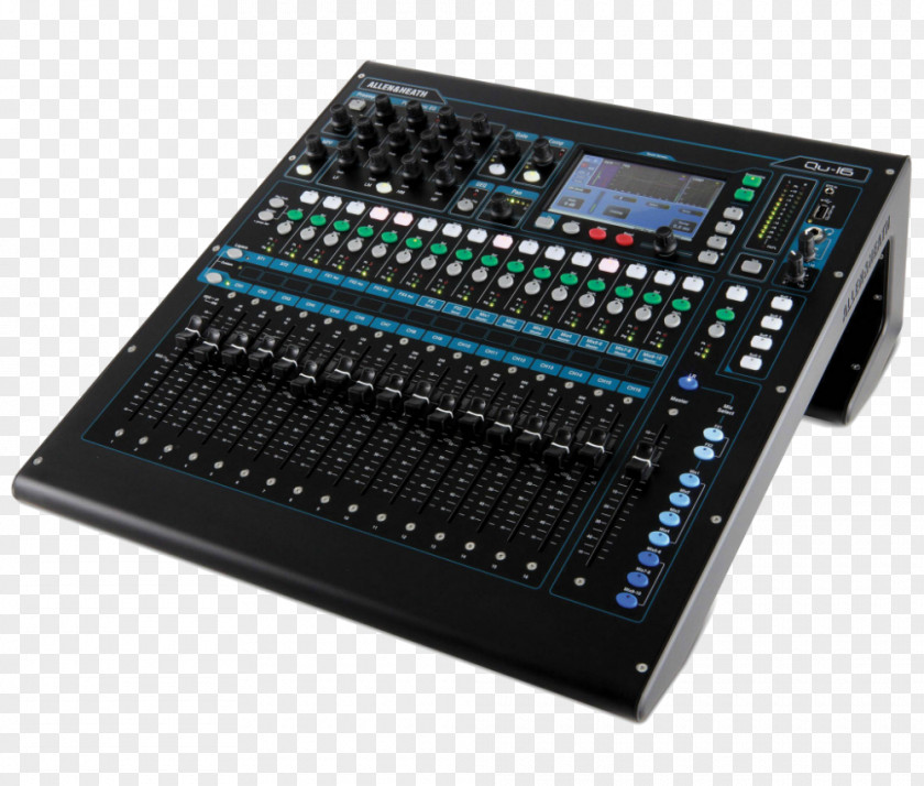Allen & Heath ZED-10 QU-16 Digital Mixing Console Audio Mixers PNG