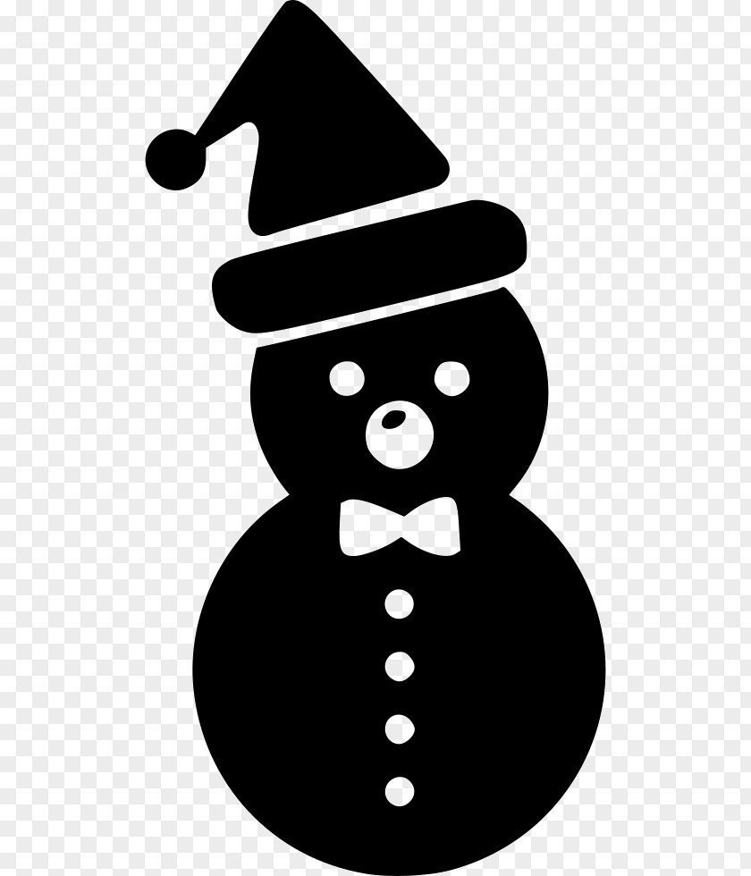 Fancy Snowman Svg Clip Art Illustration Silhouette Character Headgear PNG