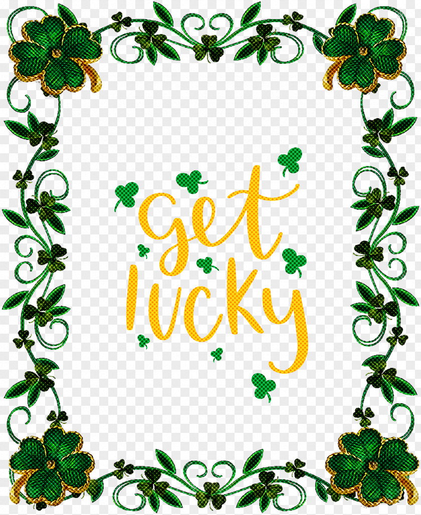 Get Lucky Saint Patrick Patricks Day PNG