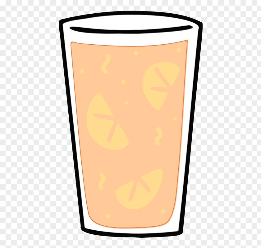 Pint Glass Yellow Line Cup Meter PNG
