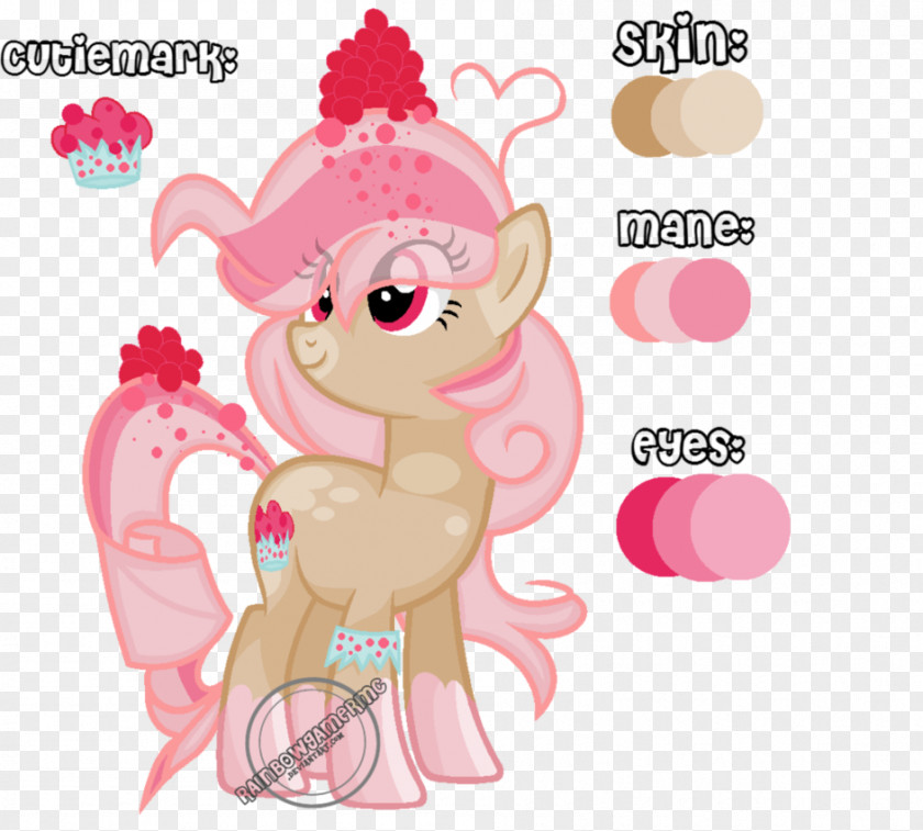 Strawberry Cupcake Pony Muffin Pinkie Pie DeviantArt PNG