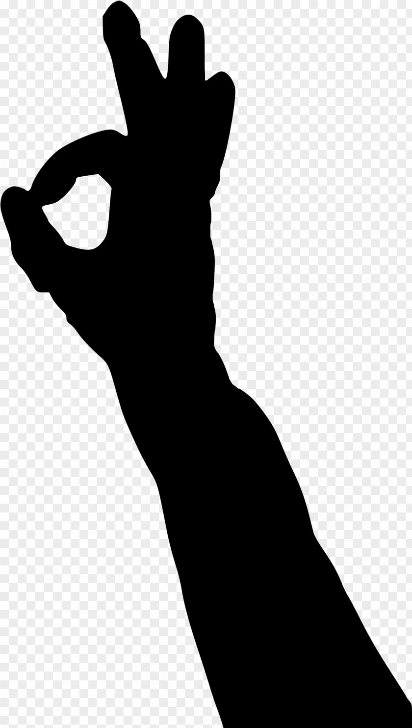 Thumb Clip Art Silhouette Line PNG