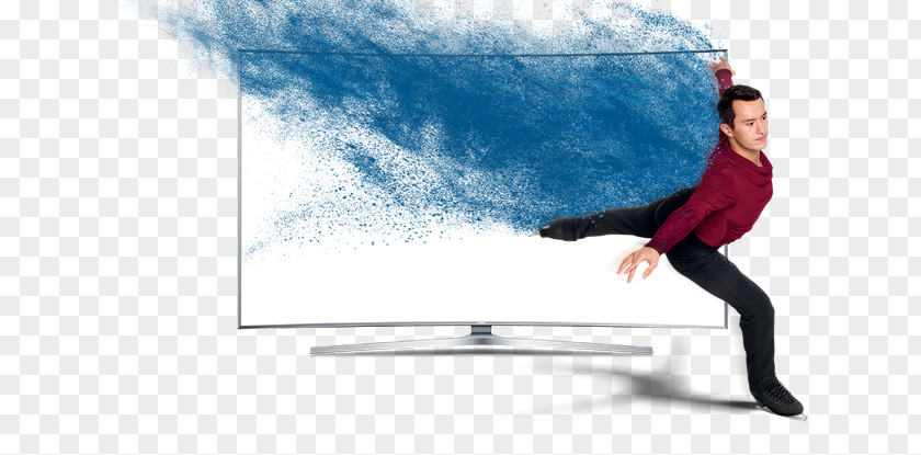 Satellite Television LCD Figure Skating Set PNG