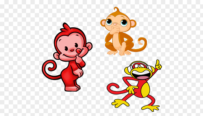Cartoon Monkey Orangutan Chinese Zodiac New Year Tai Sui PNG