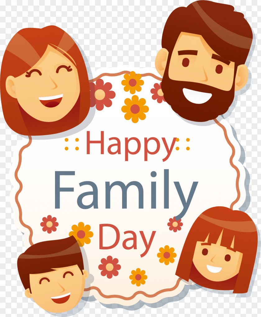 Happy Family Day Holiday Illustration PNG