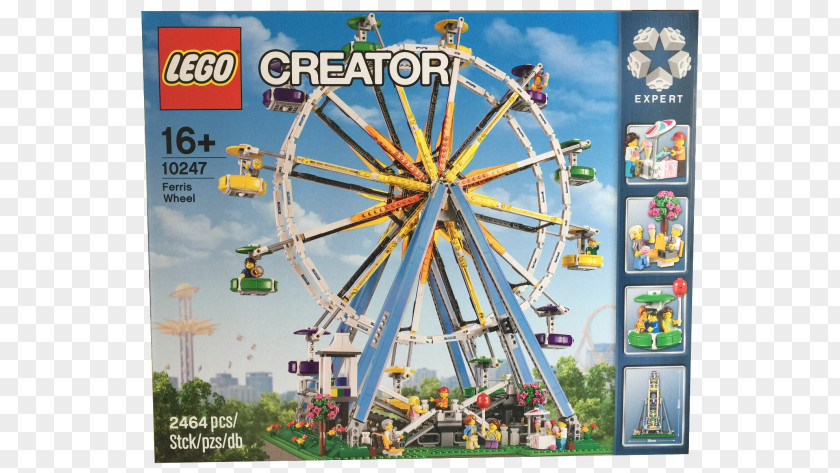 Lego Creator LEGO 10247 Ferris Wheel Toy Block PNG