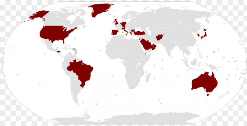 United States Southeast Asia Treaty Organization World Map PNG