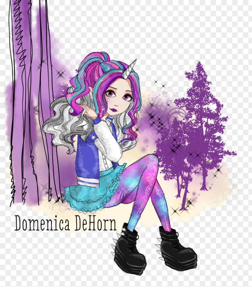Belle Boo Ever After High Daughter Of The Unicorn Little Witch Legendary Creature PNG
