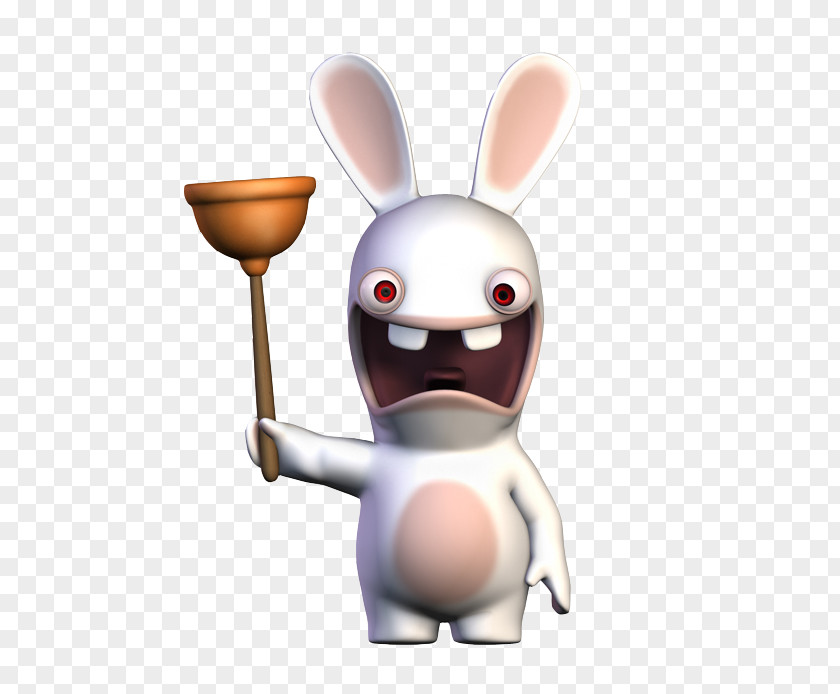 Lapin Cretin Rayman Raving Rabbids 2 Rabbids: TV Party Go Home Wii PNG