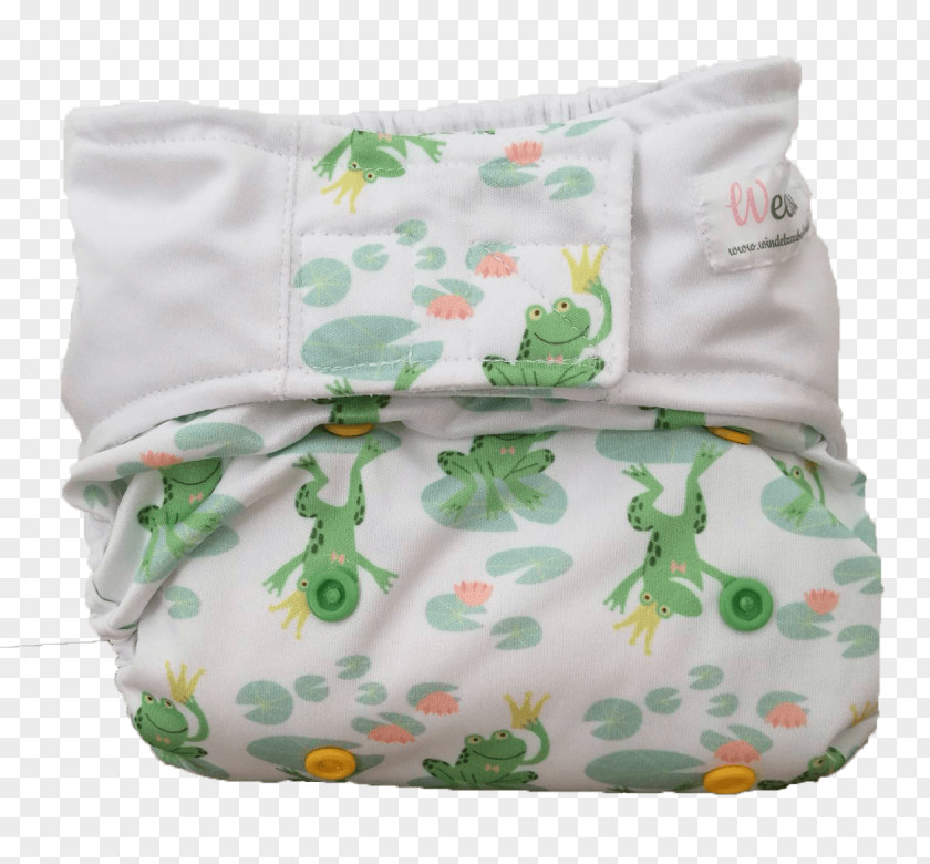 Prince Frog Diaper Textile PNG