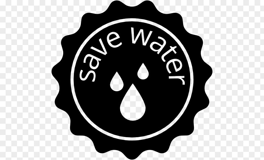 Save Water Efficiency Conservation Logo PNG