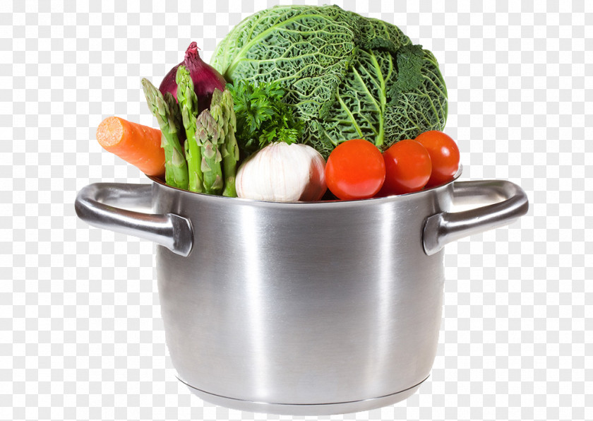 A Pot Of Vegetables Vegetable Soup Frying Pan Olla Bowl PNG