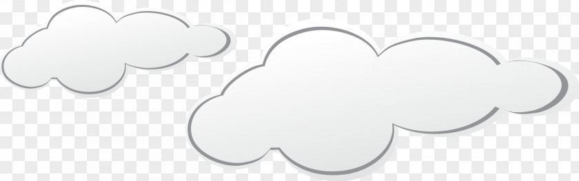 Clouds Vector Material Brand Black And White Pattern PNG