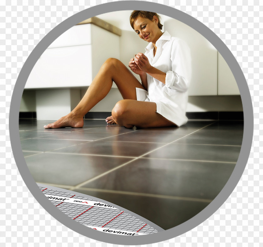 Comfortable And Warm Underfloor Heating Tile Electric Flooring PNG