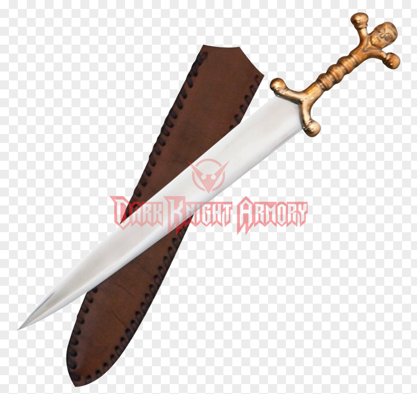 Sword Dagger Bowie Knife Hilt Weapon PNG