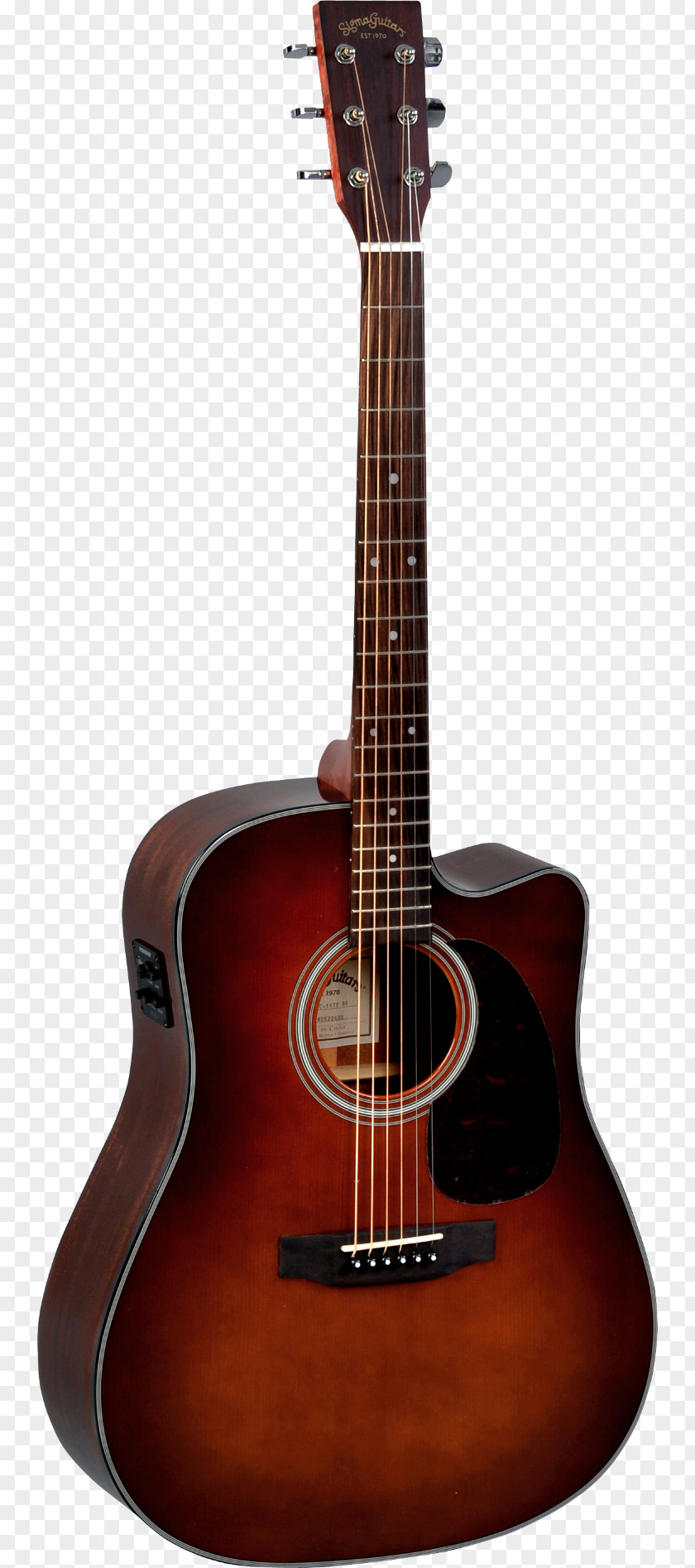 Acoustic Guitar Dreadnought Acoustic-electric C. F. Martin & Company PNG