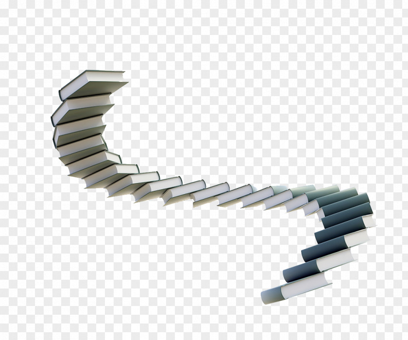 Book Ladder Spiral Stock Illustration PNG