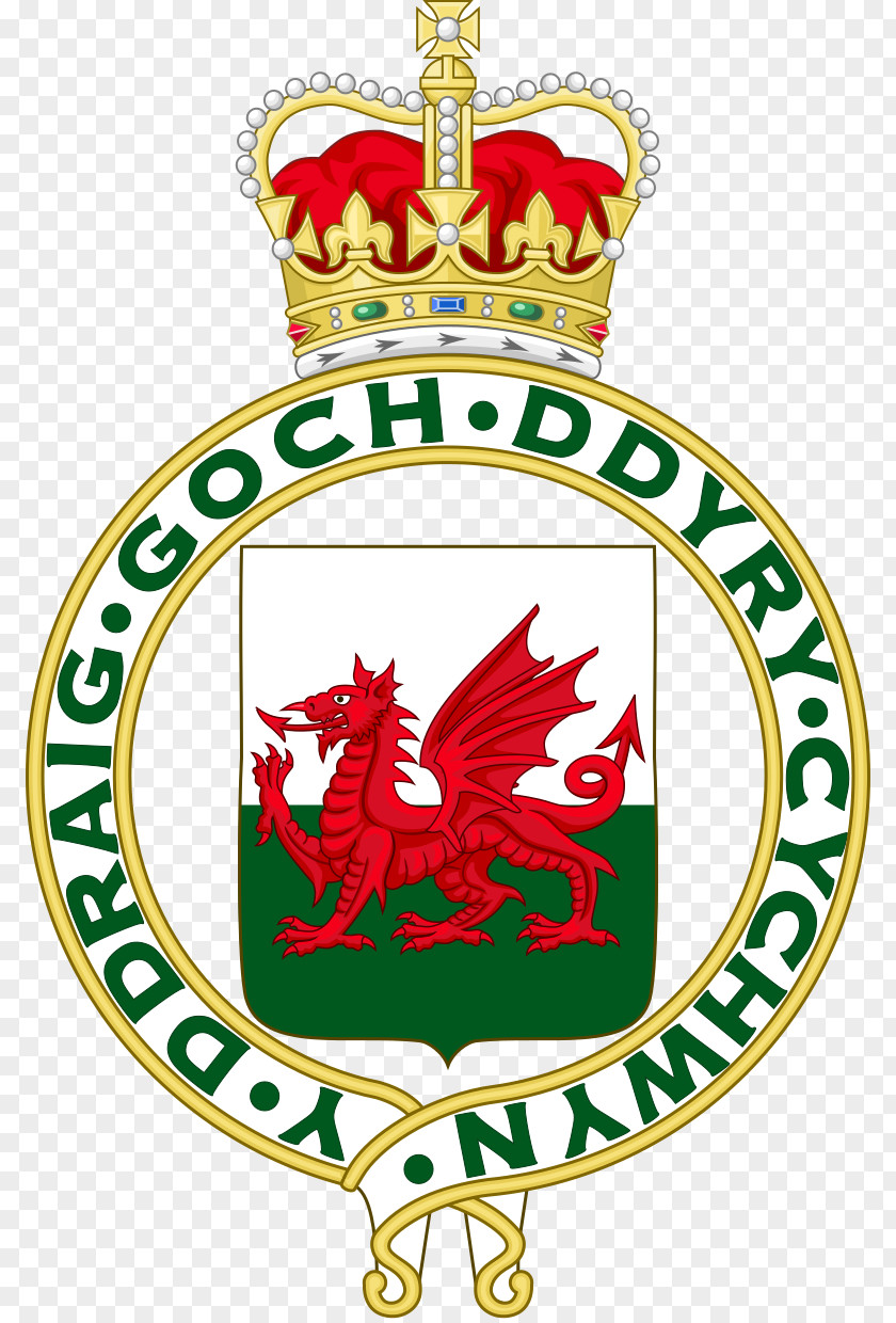 Flag Principality Of Wales Welsh Dragon Royal Badge PNG