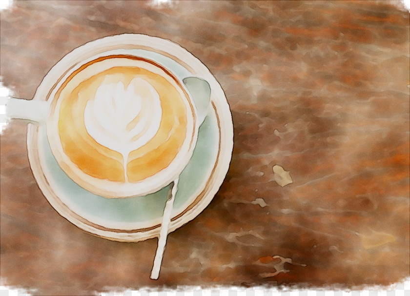 Latte Espresso Cappuccino Coffee Cup Tea PNG