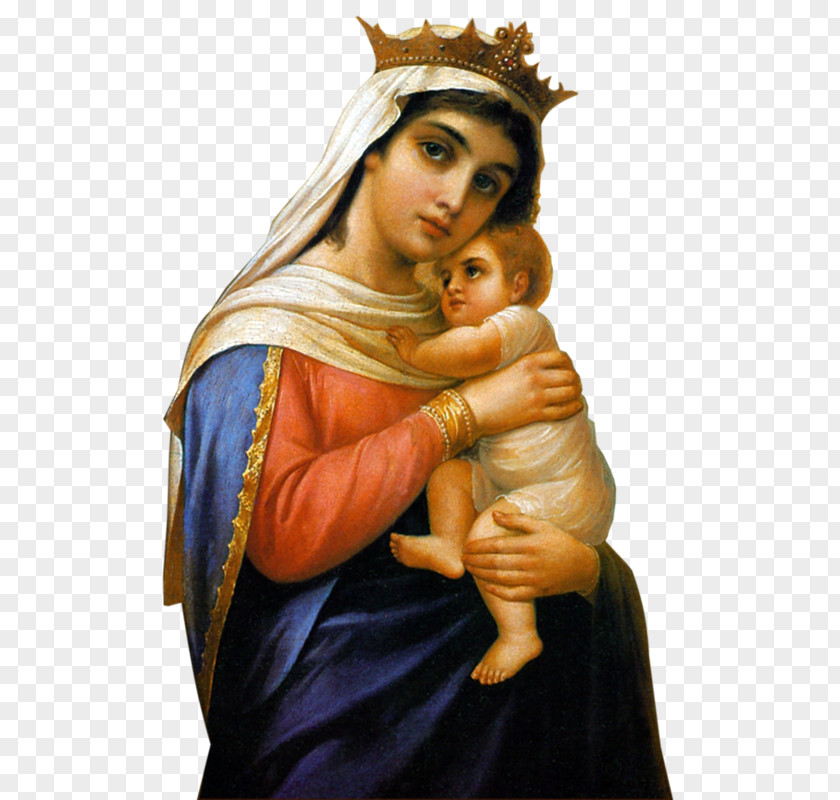 Mary Icon Religion Prayer Faith PNG