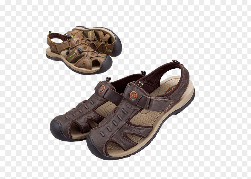 Men's Sandals Sandal Shoe Leather PNG