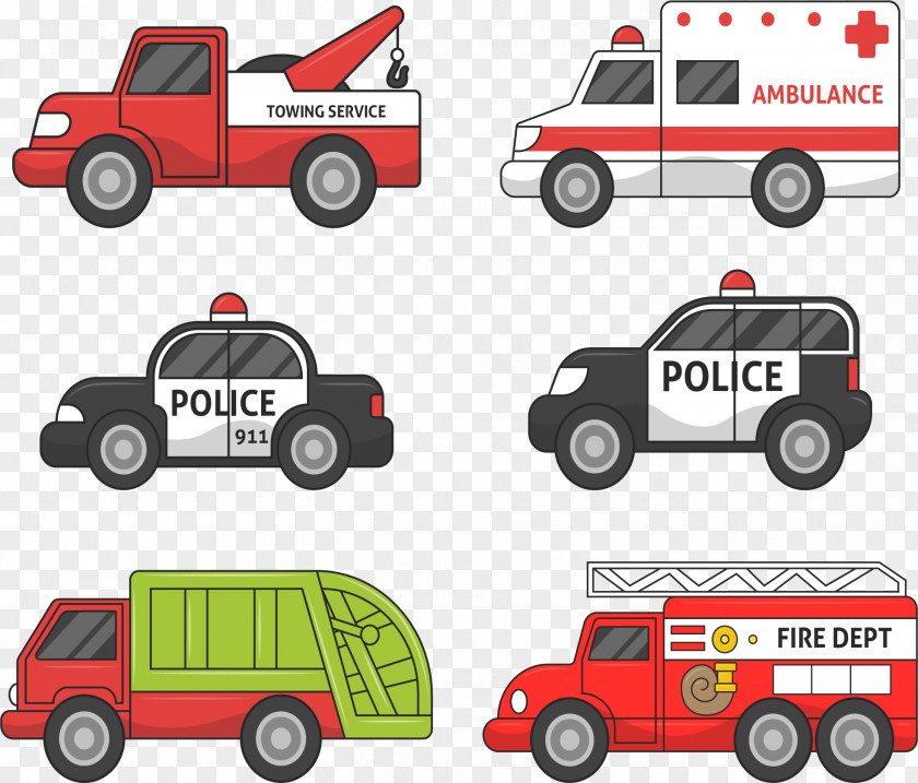 Police Patrol Car Euclidean Vector Vehicle Fire Engine PNG
